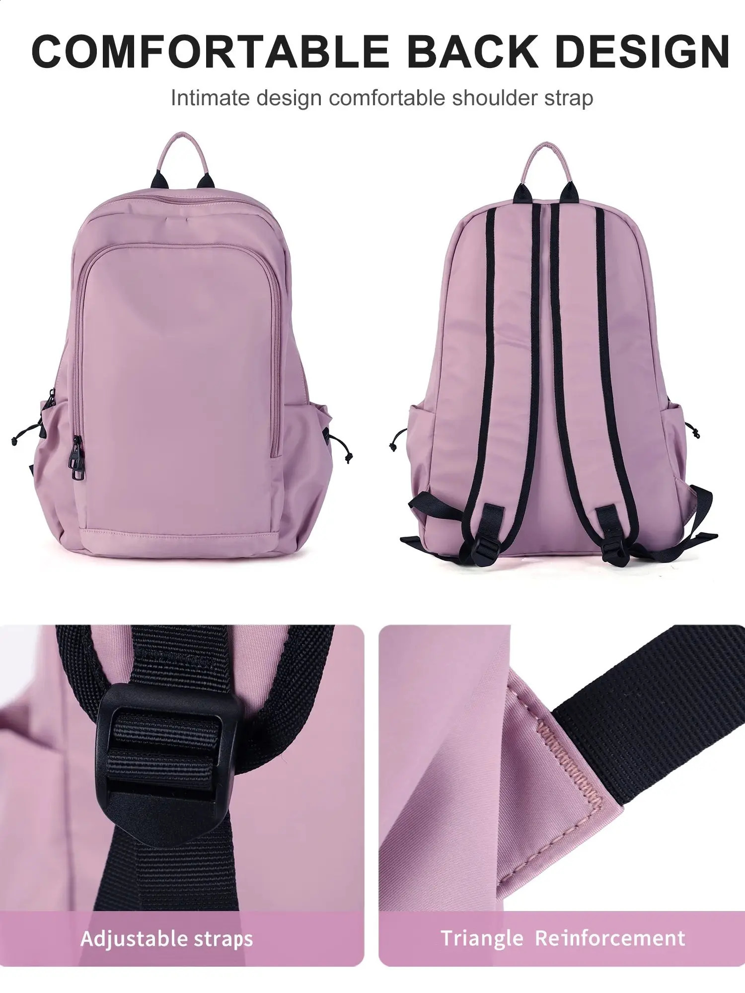 Large Capacity School Backpack for Teen Girls Boys Cute Student Schoolbags Casual College Travel Laptop Backpack for Women Men 241226