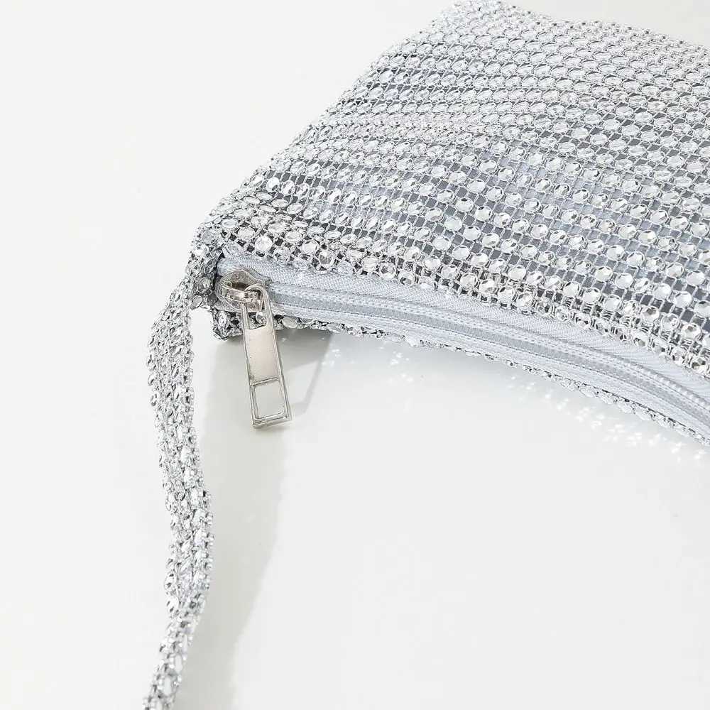 Womens bag 2024 New Rhines Handbags for Women Bags Diamds Shoulder Bag Purse Ladies Female Crossbody Bag shining bagXJ241225