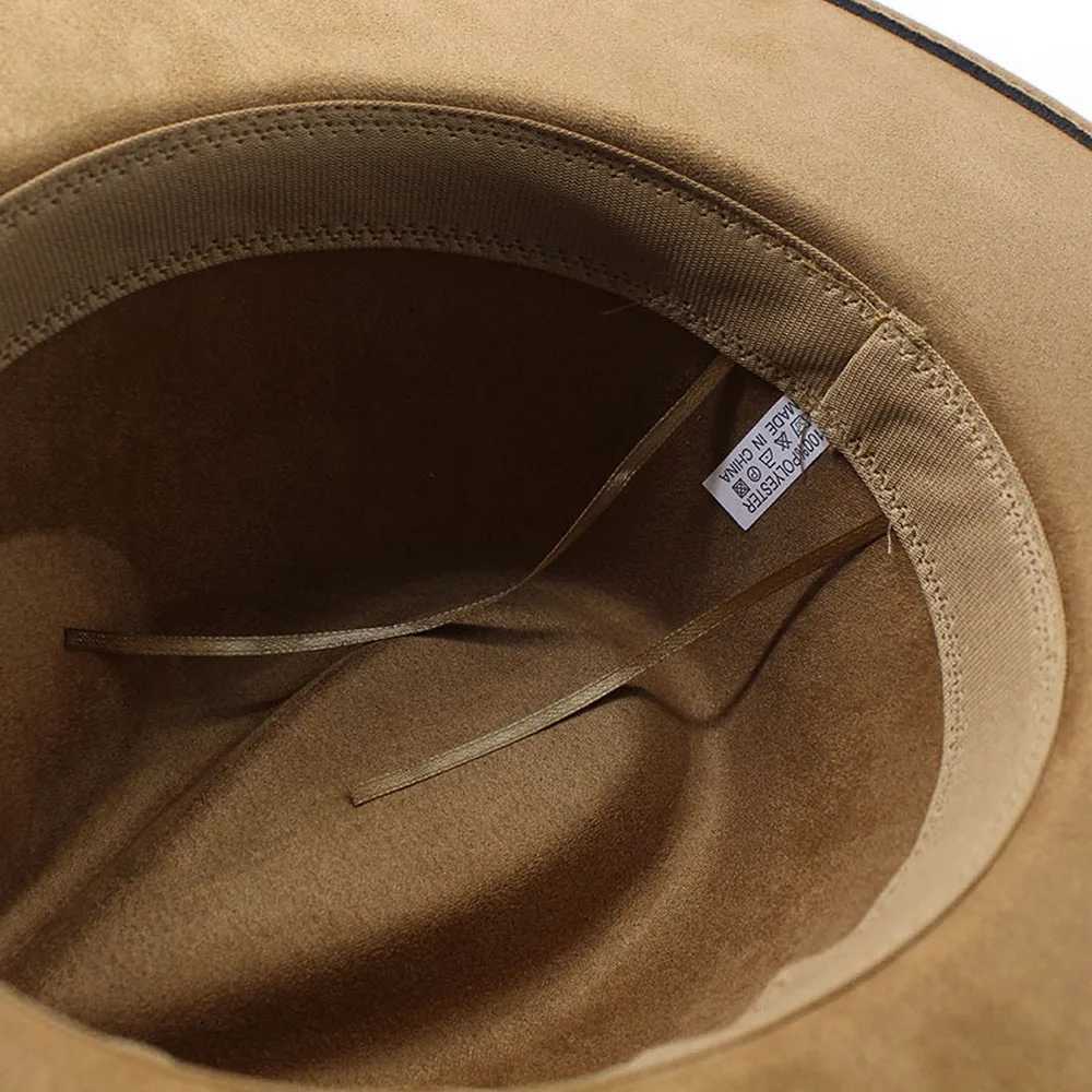 Seasonal womens and mens denim hats plain peach top 57-59cm denim girl Cs polyester western jazz style NZ0068 W241225