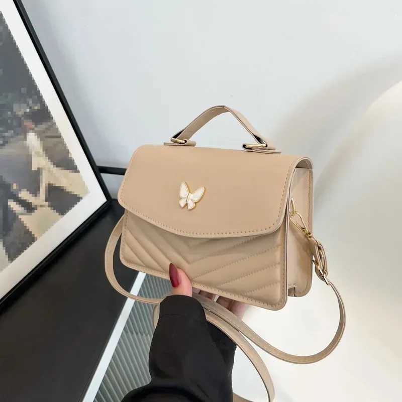 PU Versatile and Fiable Portable Small Square Bag Single Shoulder Crossbody Bag Luxury Designer Handbag Bolsas De MujerXJ241225