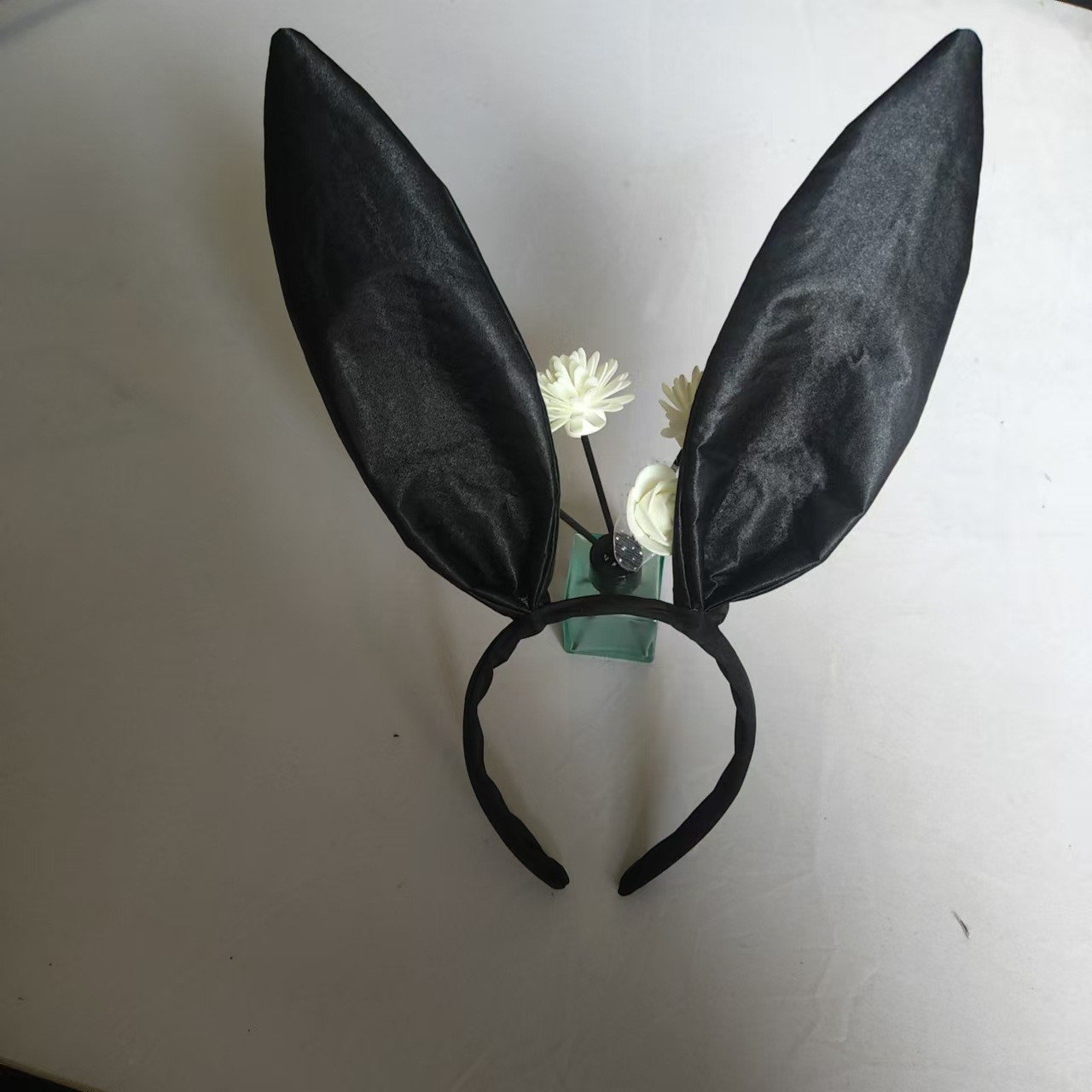 Halloween Amazon Satin Cloth Rabbit Ear Headband Wire Headband Rabbit Girl Bar Sexy Holiday Headband