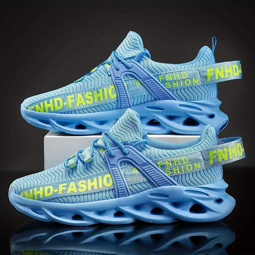 Proven Performance Road Runner Shock Absorbing, Non-Slip, Soft Breathable Sole, Blade Type Design Men's Outdoor Running and Workout - Ideal for A