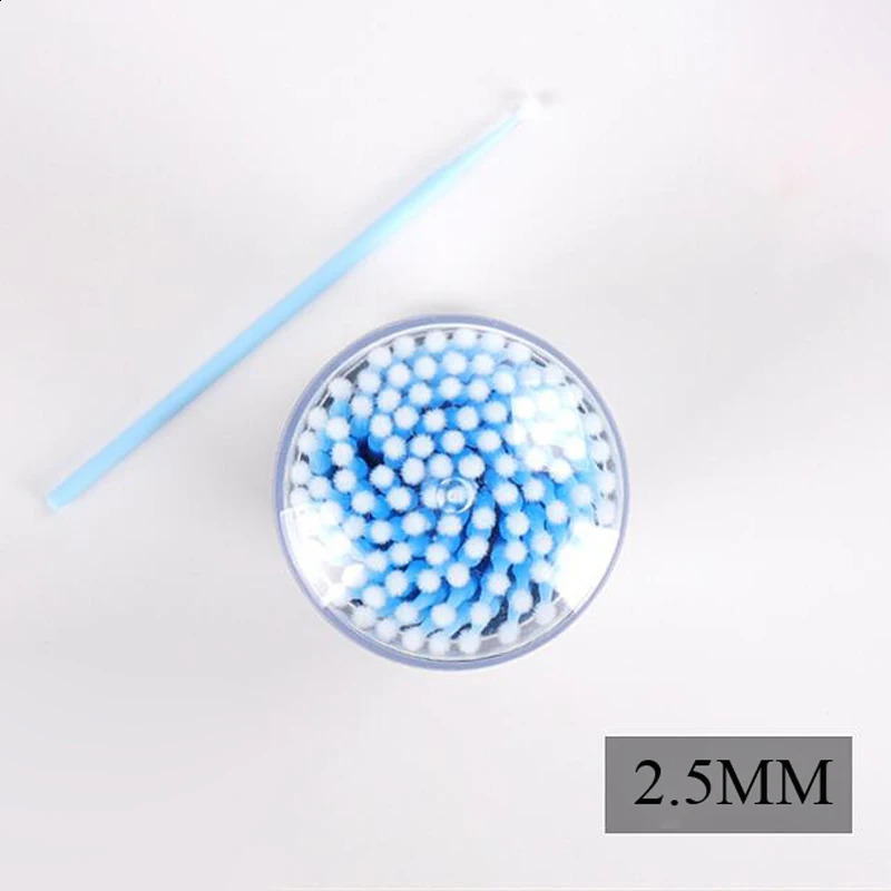 200pcs Plastic Disposable Cotton Swab Eyelash Cleaning Stick Micro Brush Cotton Swab Eyelashes Extension Makeup Tattoo Tools 241226