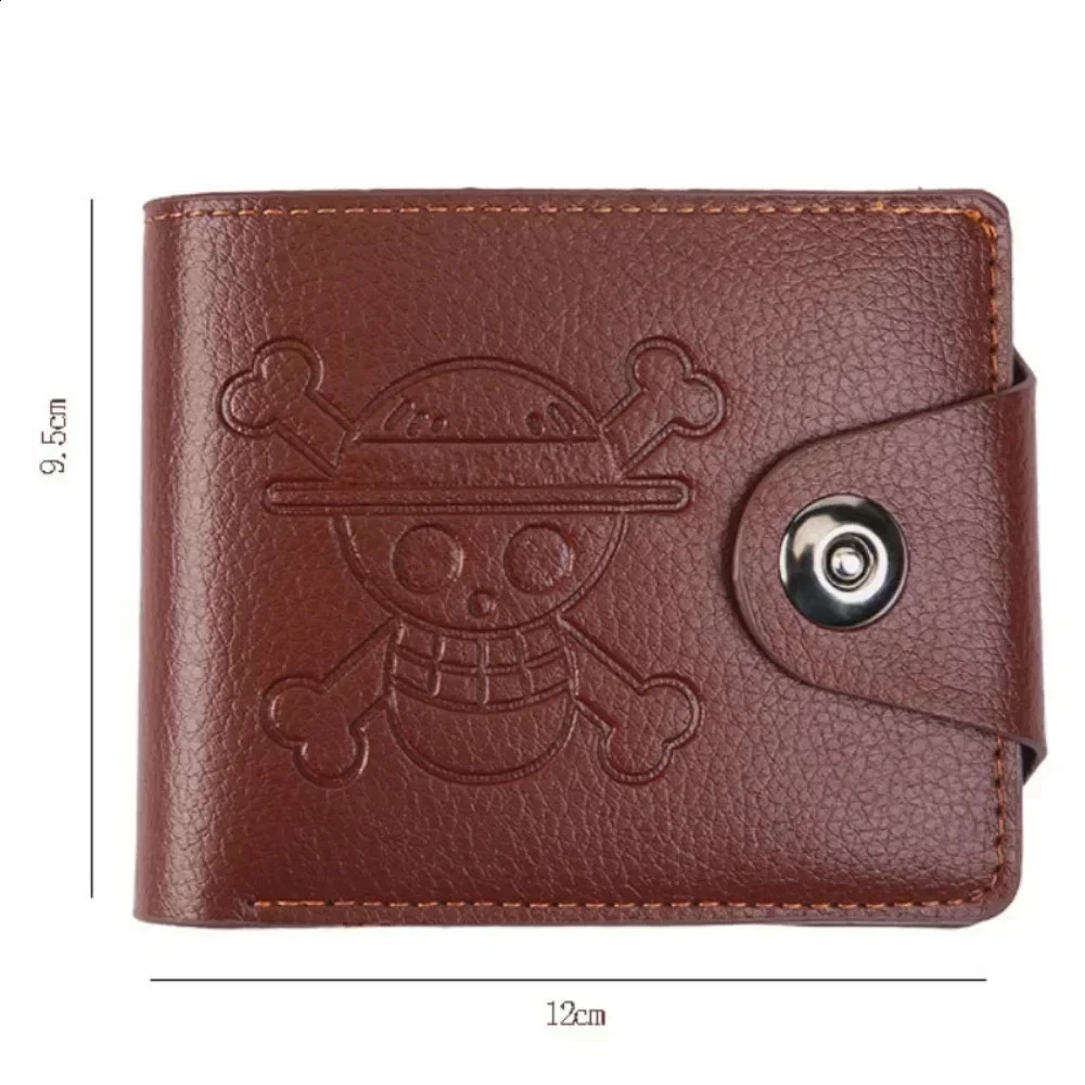 One Piece Luffy Wallet Cartoon Roronoa Zoro Figures Cosplay Men Women PU Coin Purse Card Holder Wallet Gift 241224