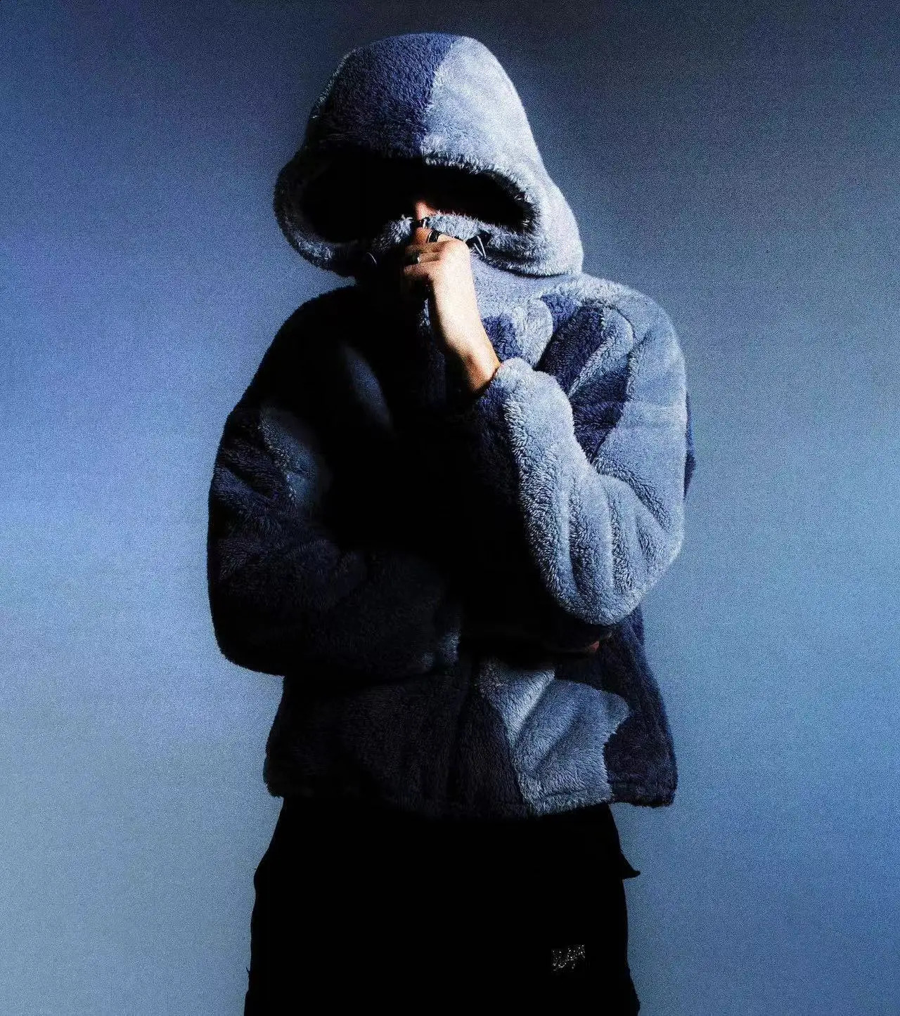 Winter fashion trend Gothic letter oversized mens jacket Y2K street hip-hop Harajuku loose zipper warm hoodie women 241226