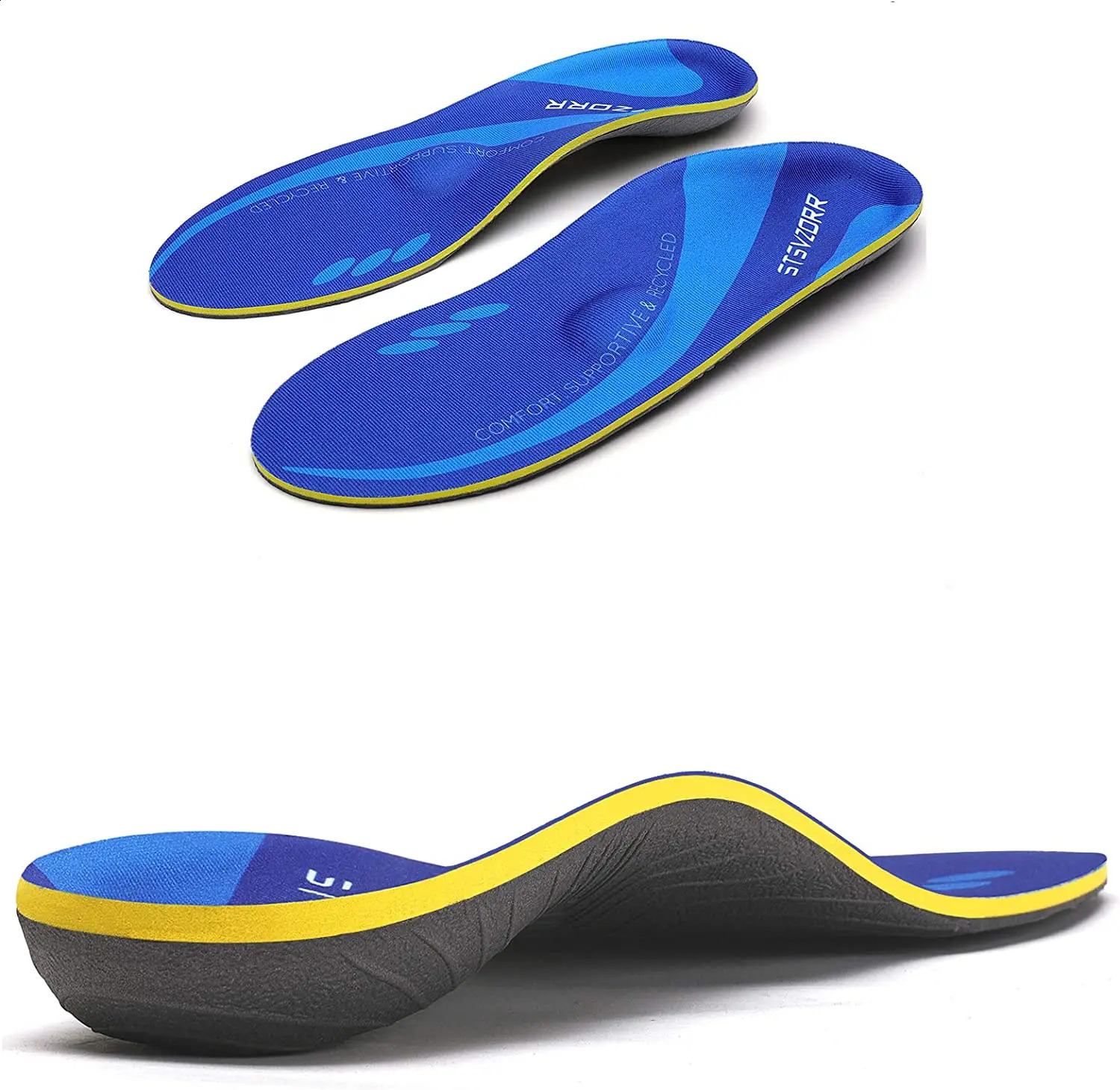Ortic Shoe Insoles Original with Arch Support Unisex- Relieve Metatarsal Arch and Heel Pain 241226