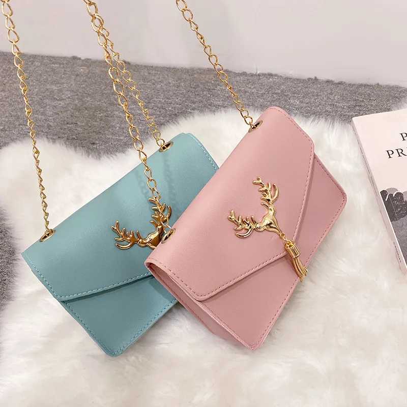 New Fi Luxury Women Crossbody Bag PU Leather Small Flap Messenger Bag for Ladies Casual Bag Mobile Phe Wallet HandbagsXJ241225