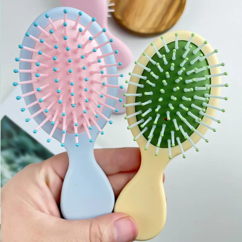 1pc Air Bag Hair Comb Colorful Mini Combs for Baby Kids Children Portable Head Massager Hair Brush Comb Styling Tool Accessories 241225