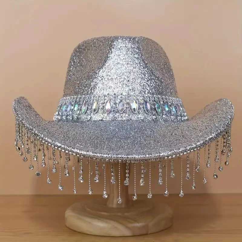 New Western Mens Cowboy Hat Mens Womens Cowboy Hat Mens Cowboy Girl Wide Collar Jazz Retro Wide Collar Hat Mens or Womens W241225