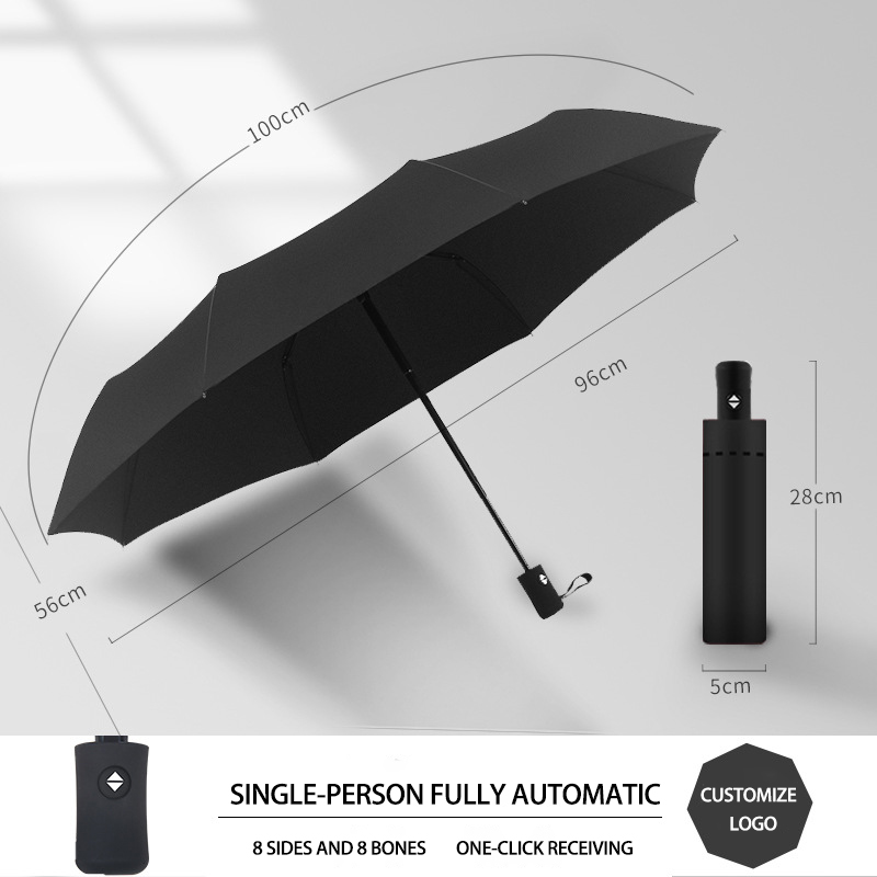 Sturdy Large Automatic Foldable Umbrellas Perfectly Designed for Rainy Days and Windy Outdoors
