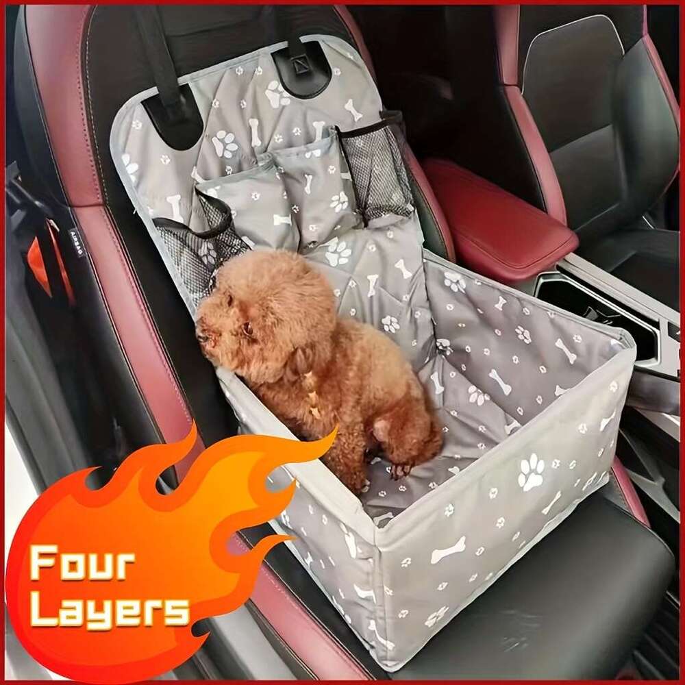 1pc Travel Dog Mat - Durable, Scratch-Resistant, and Easy to Clean for Comfortable Car Rides