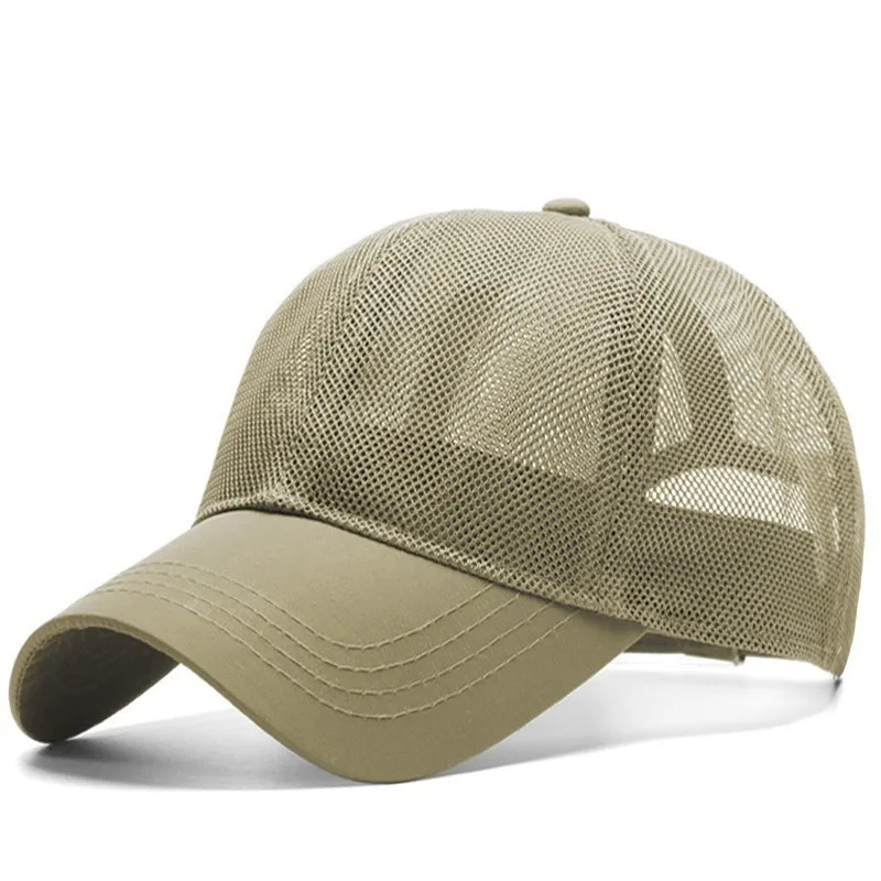 Dad Outdoors Fishing Sun Cap Adult Sports Hat Lady Summer Mesh Baseball Caps Man Big Size Hats 55-60cm 60-65cm 241225