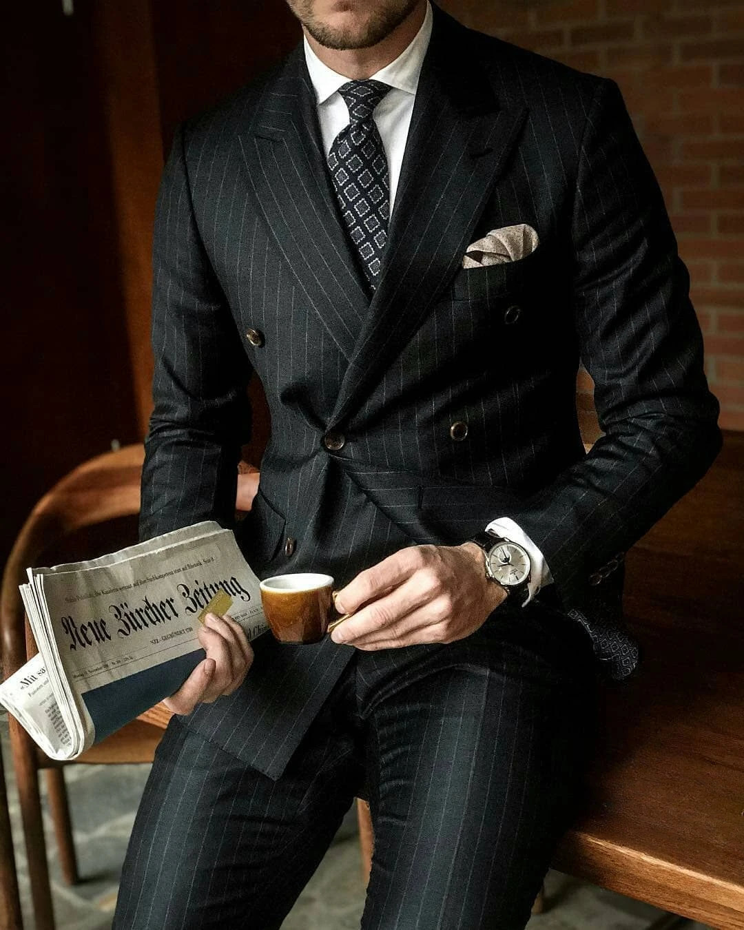 2023 Latest Coat Pant ns Black Stripe Men Suits Double Breasted Blazer Slim Fit 2Piece Tuxedos Groom Wear Terno Masculino 241223