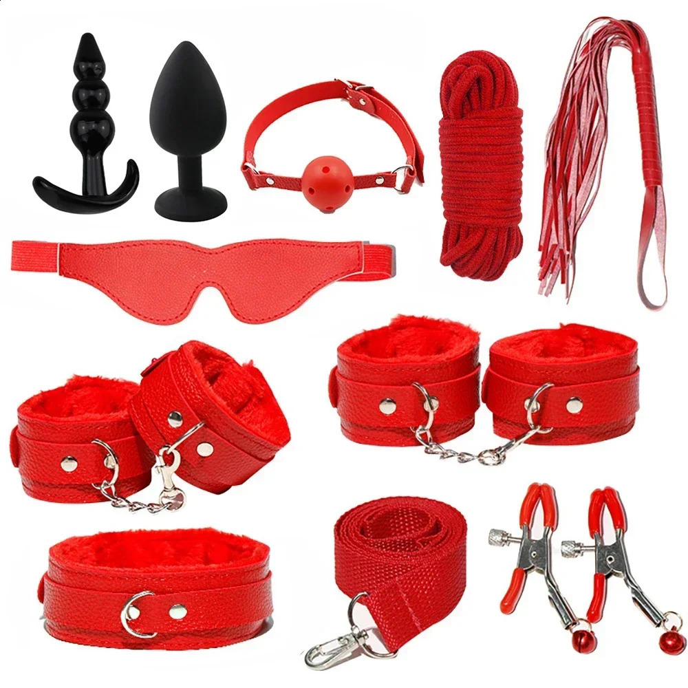 Spot Dildo Vibrator Anal Plug Set Sex Toys For Women Whip Handcuffs For Sex Bdsm Exotic Adult Games 241226
