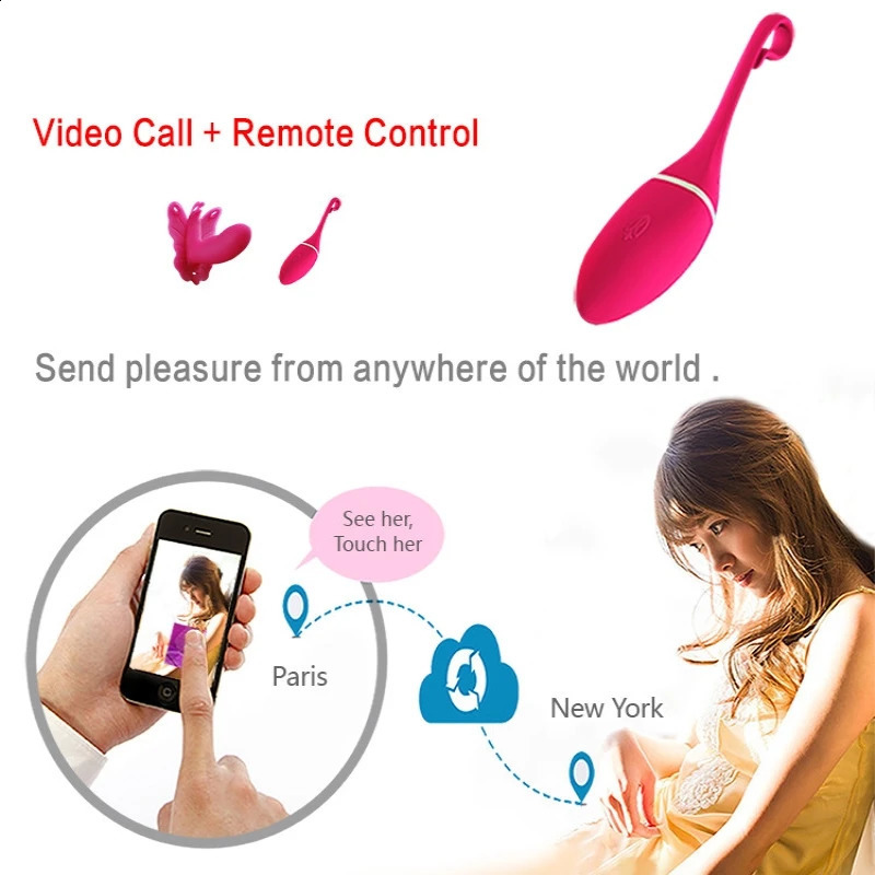 Smart Mobile Phone App Control Magic Vibe Vibrator Kegel Ball Vagina Tighten Training Jump Eggs Strong Vibration Anal Plugs Toys 241226