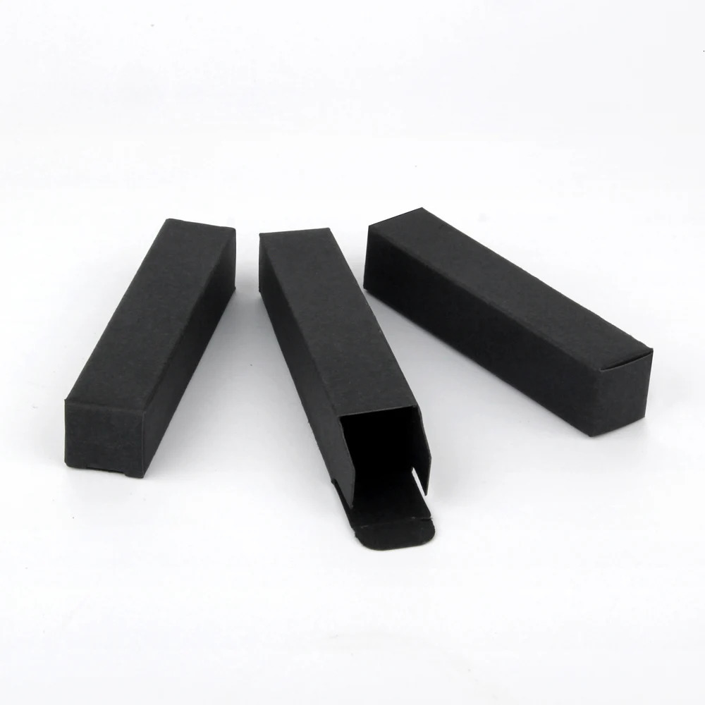 100Pcs/Lot 20x20x95mm Black Box Empty Perfume Bottle Package box Customizable Paper Boxes Packaging Custom pay Extra 241225