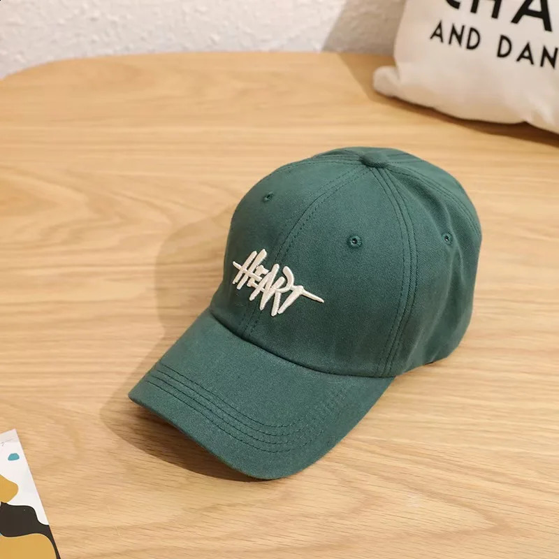 Lucky Embroidery Casual Baseball Cap Solid Color Simple Dad Hat Unisex Sun Hats For Women Men 241226