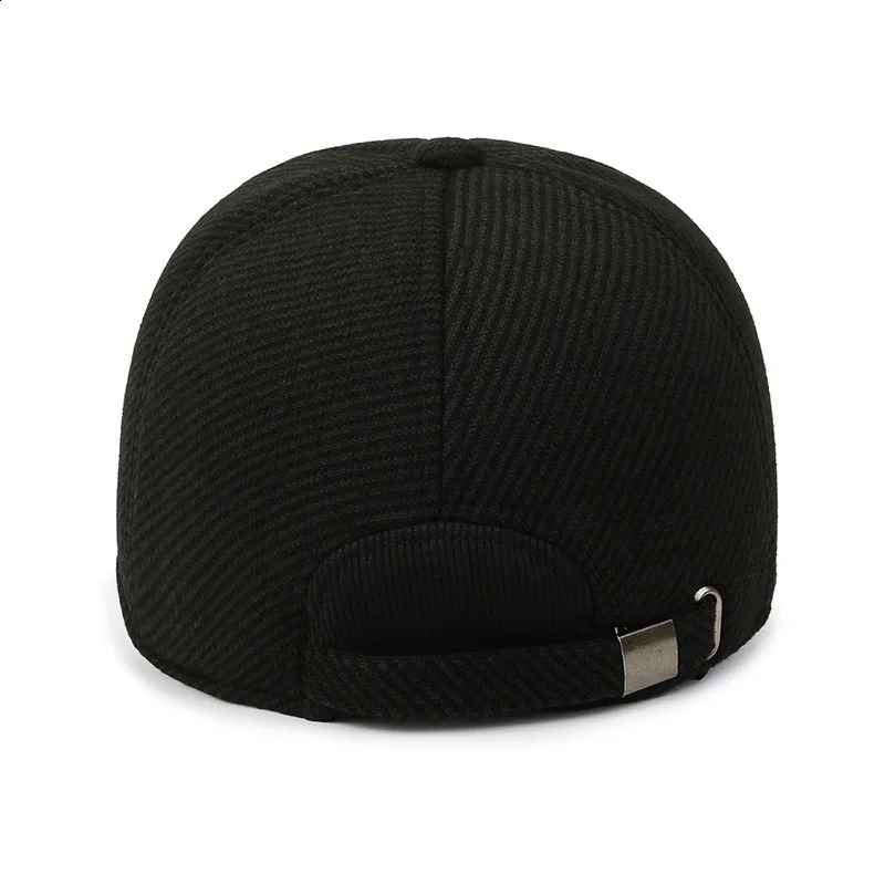 Auturnn Thick Warm Men Winter Baseball Cap With Ear Flaps Ideal choice for Gifts 241226