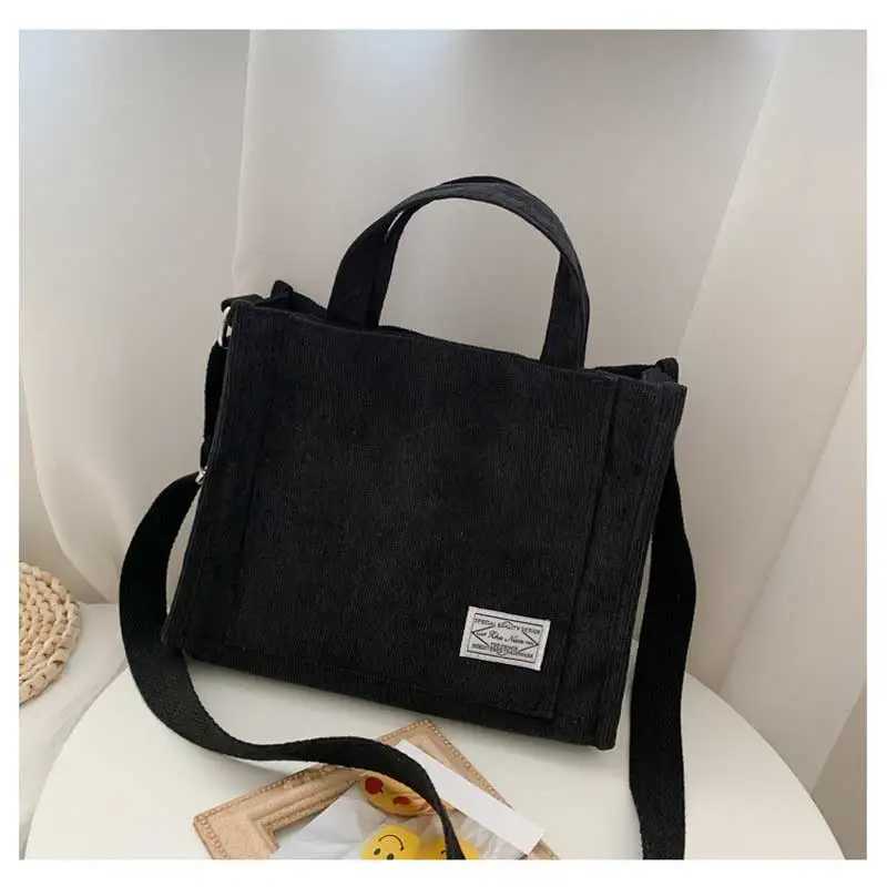 Corduroy Crossbody Tote Bag Womens Square Crossbody Bag Casual Tote Bag Shoulder Bag Travel Organiser BagXJ241225