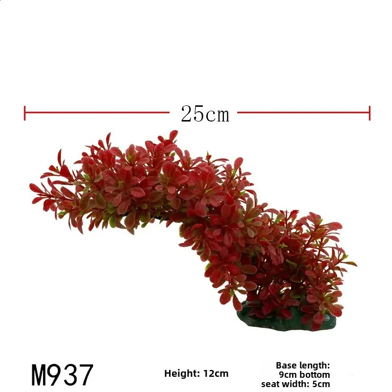 Fish Tank Decoration Flexible Realistic Aquarium Plants for Beautiful Fish Tank Decoration 241225