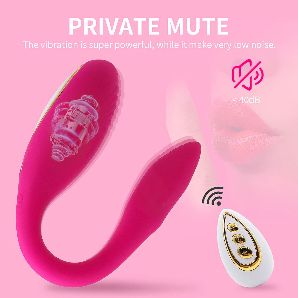 10 Mode U Wearable Dildo Wireless Remote Control Vibrator for Couple Female G Spot Stimulator Sex Toys Goods Women Adults 18 241226