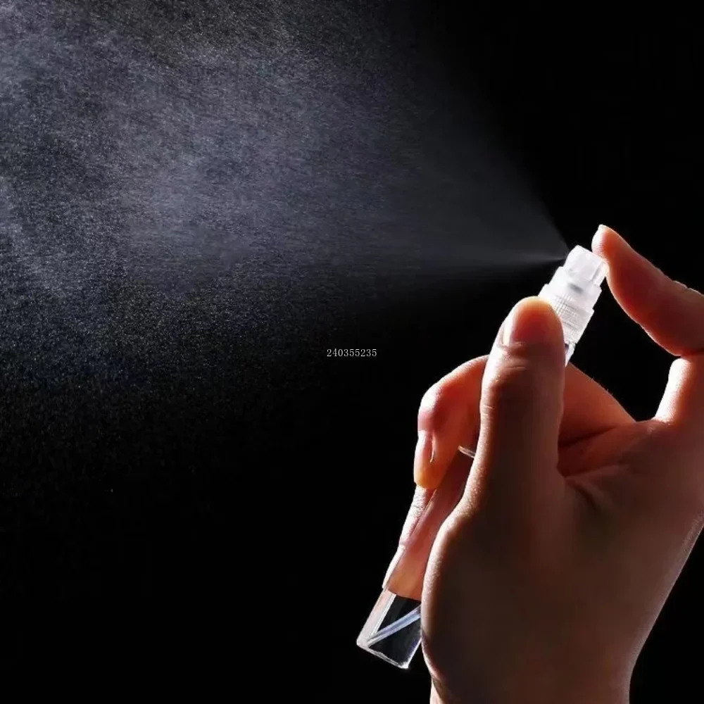 60/120 Pcs 2ml/3ml/5ml Plastic Spray Bottle Cosmetic Atomizer Perfume Bottle Atomization Vaporization Spray Liquid Container 241225