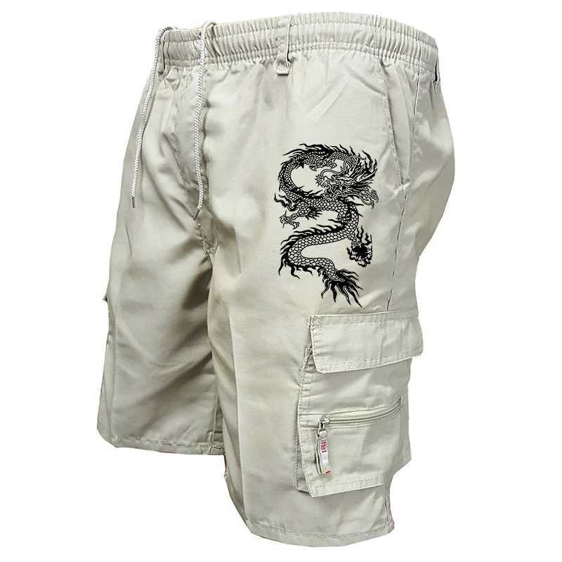 Mens cargo shorts new multi pocket mens loose work shorts casual shorts mens plus size summer outdoor shorts W241226