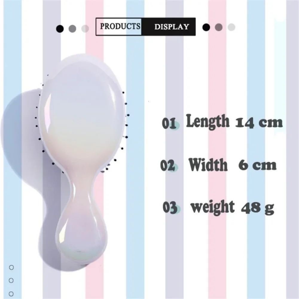 Kids Hairbrush Hair Combs Woman Air Cushion Comb Bristles Portable Hair Brush Massage Brush static Brushes Head Combs 241225