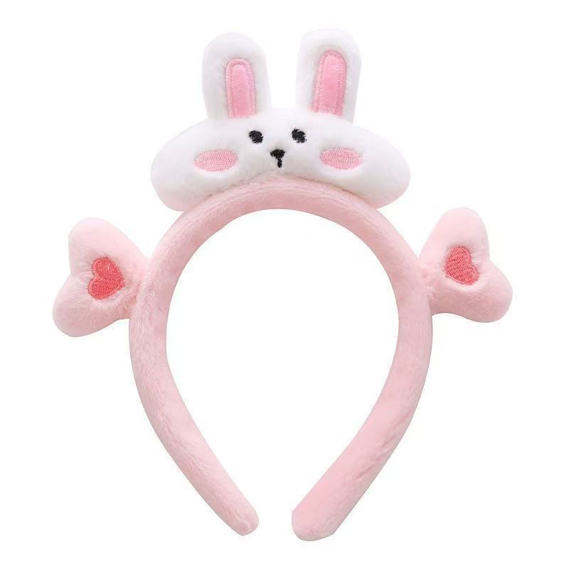 Cute Rabbit Hair Hoop Doll 3D Rabbit Ear Cat Claw Headband Children's Amusement Park Performance Hair Accessories