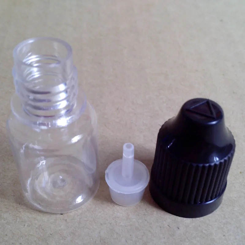 50pcs PET Plastic Empty Dropper Bottle 3ML 5ML 10ML Liquid Eye Clear Water Vial Long Tip Cap With Funnel 241225