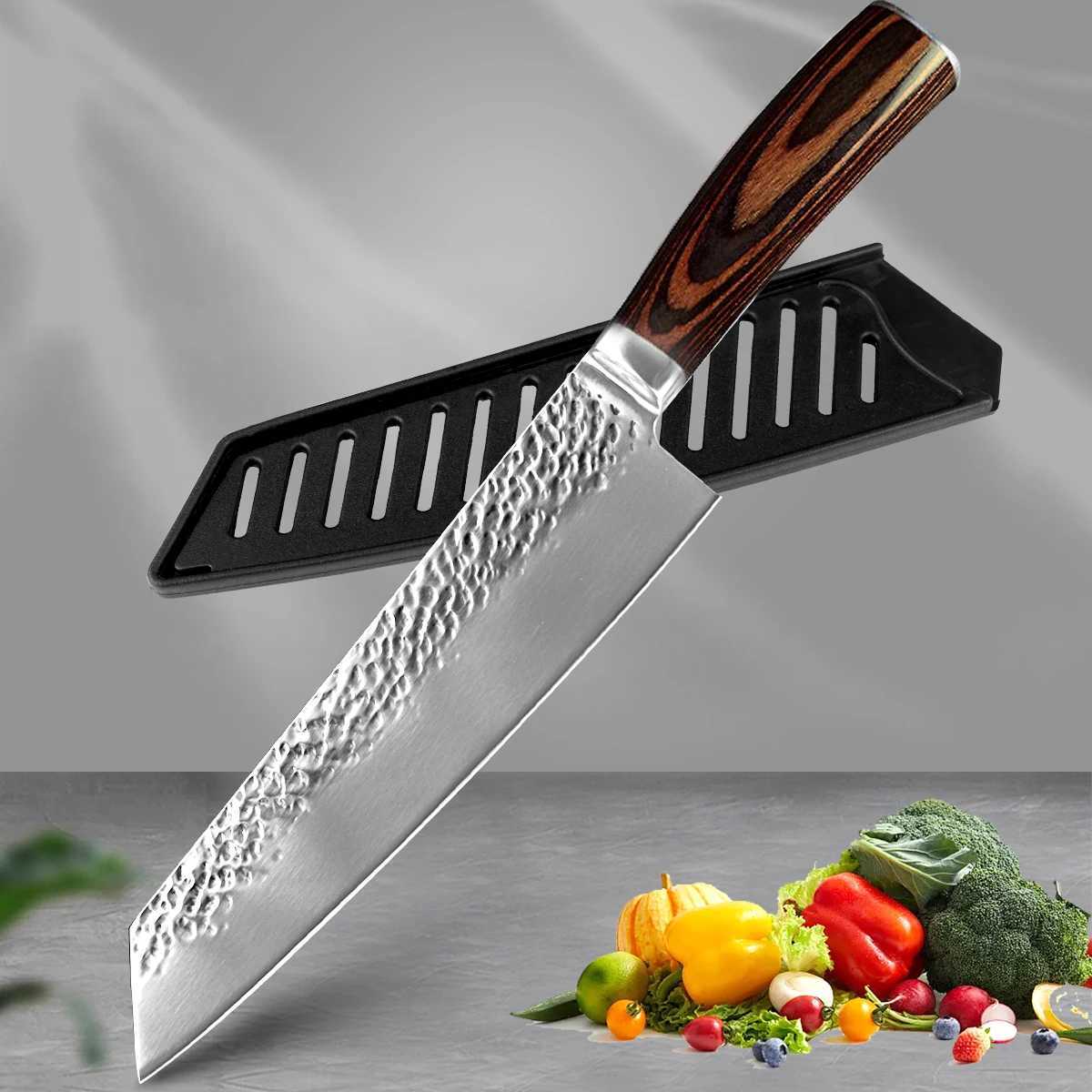Kitchen Chef Knife Set 7-inch High Carbon Stainless Steel 7CR17 440c Meat and Fish Practical Kitchen Knife Y241227