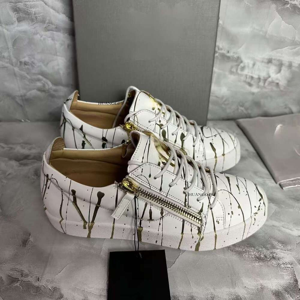shoes Giuseppe Zipper Frankie Designer high top Classic casual old Star Italian brand Super Dirty sequined white sneakers platform sparkling e6