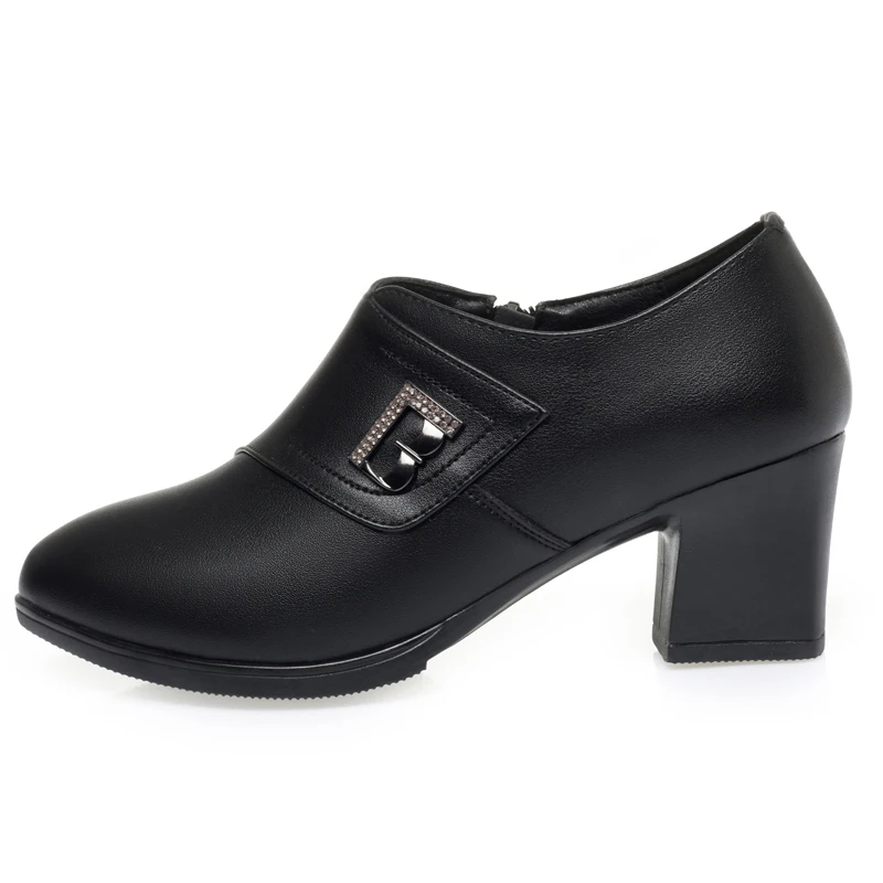 AIYUQI Dress Shoes Women Genuine Leather Spring Shoes Women Large Size Fashion Women's Office Shoes