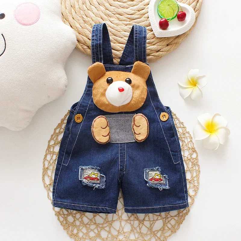 Summer childrens pants baby boy clothing shorts Trousers toddler clothing childrens clothing denim shorts jeans Dungarees W241227