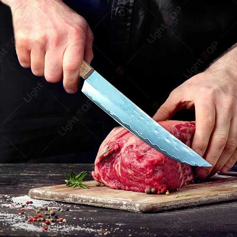 5 Practical Knife 67 Layer Damascus Steel Kitchen Steak Knife Fruit Ingredients Knife Boning Knife Kitchen Knife and Accessories Y241227