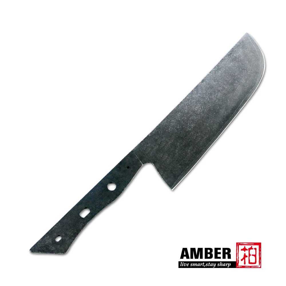 Amber 3-layer laminated steel semi-finished knife blank DIY high carbon chef Kiritsuke Nakiri blade without handle Y241227