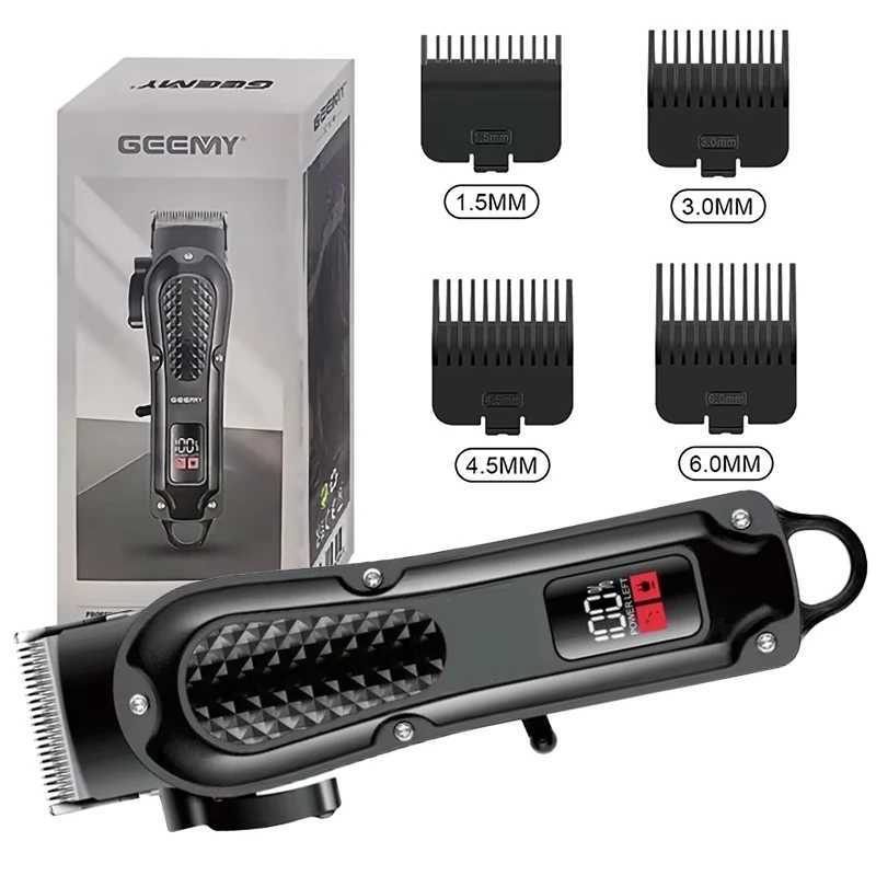 Hiena Electric Hair Clipper UBS Rechargeable Cordless Beard Trimmer Men Powerful Electric Hair Cutting Tool Machine W241227