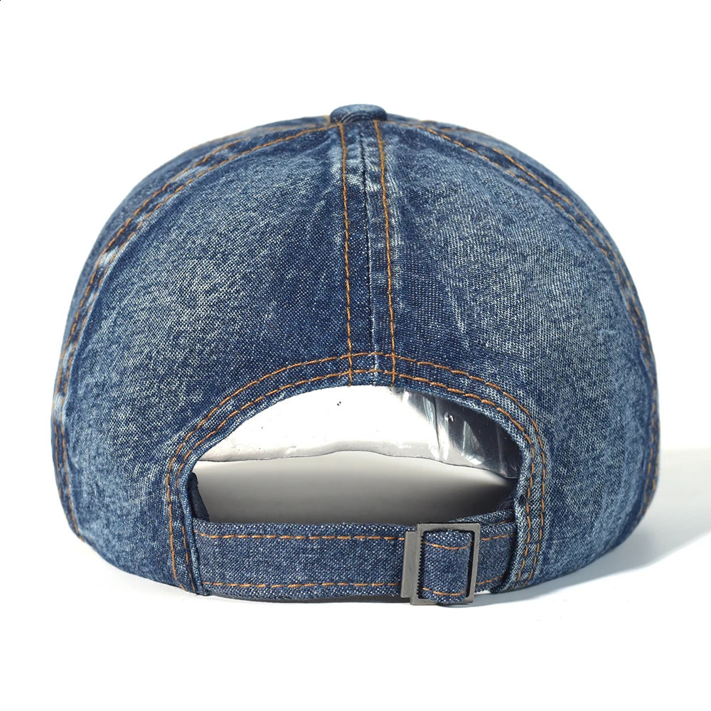 Vintage Washed Cotton Baseball Cap Men Women Denim Dad Hat Adjustable Trucker Style Low Profile 241227