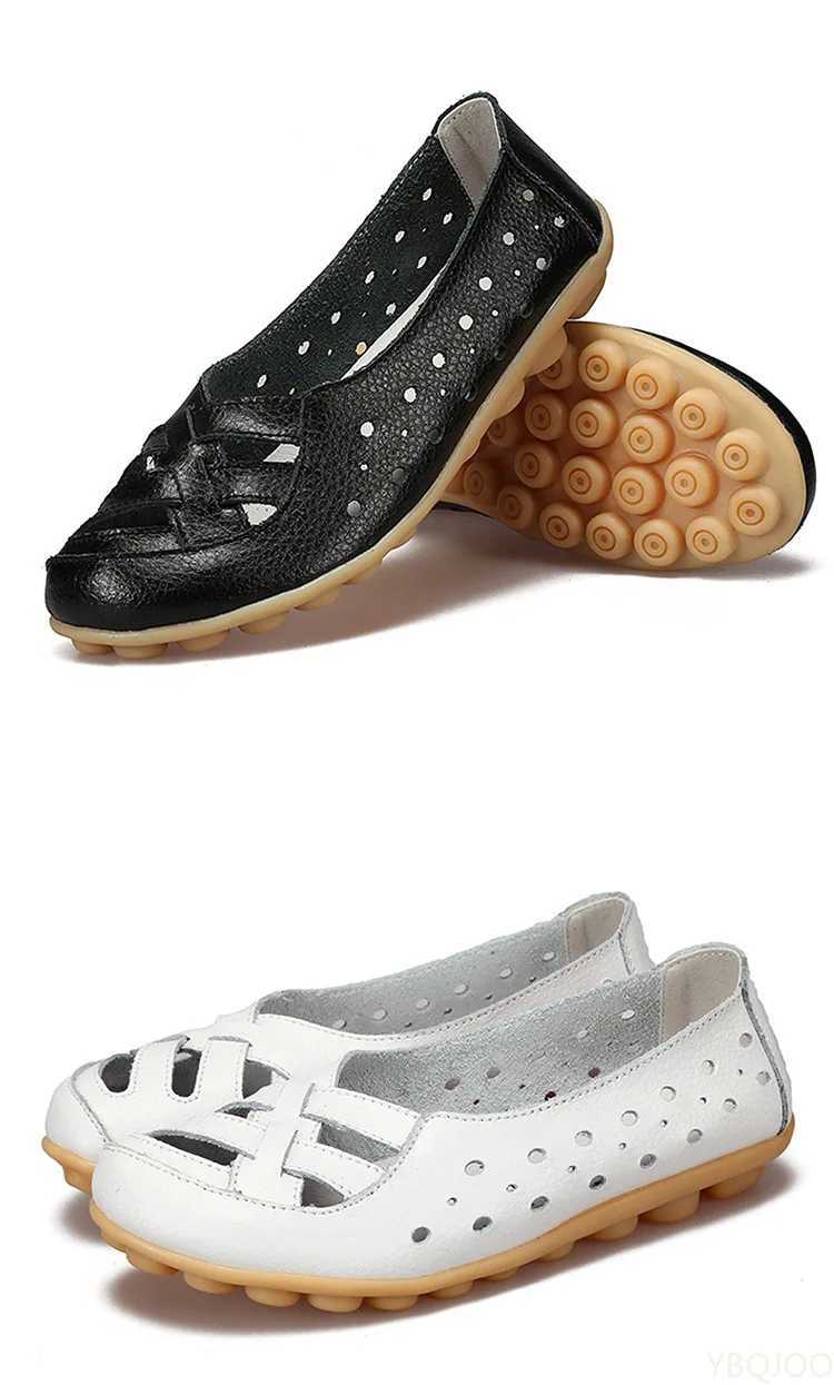 High Quality Women Flats Shoes Slip on Shoes For Women FAshion Womens Flat Genuine Leather Women Shoes Casual Female Shoes Women T241227