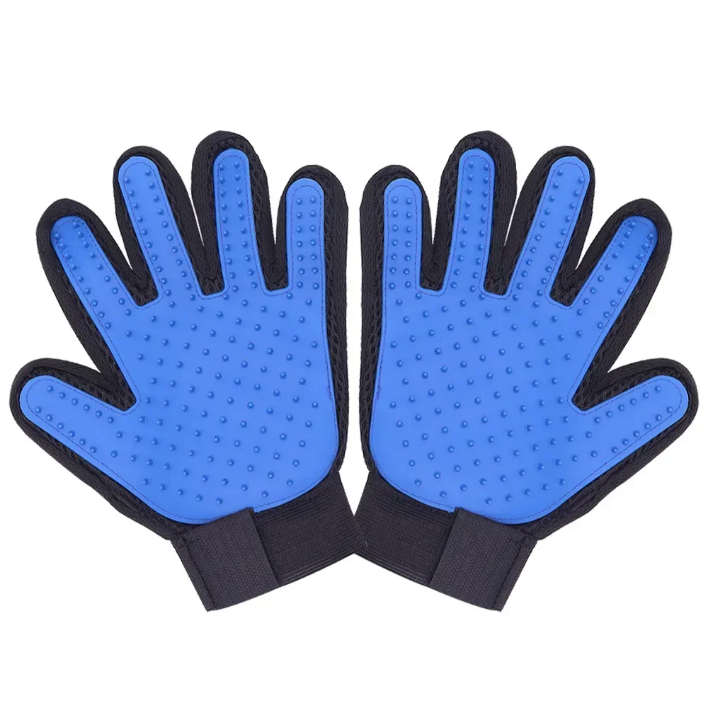 Pet, Dog, Cat Massage, Hair Removal, Cleaning Brush, Silicone Hair Remover Pet Grooming Glove