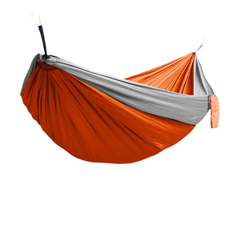 outdoor parachute nylon double camping hammock portable hammock swing luxury bed with tree strap