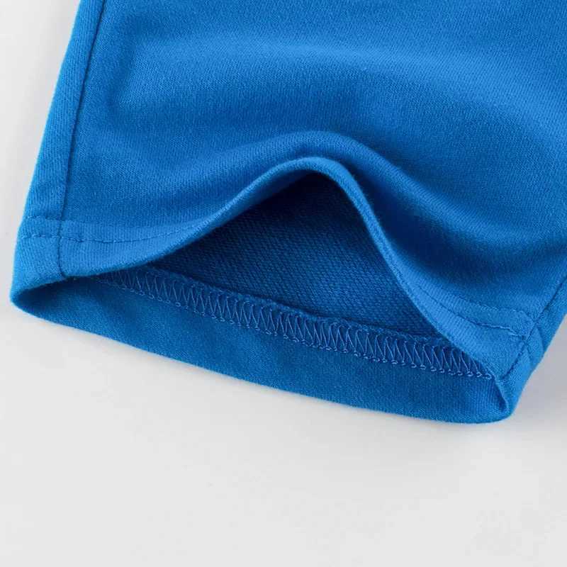 2025 New Boys Shorts Solid Colors Kids Girls Cotton Beach Short Sports Pants Children Elastic Waist Pants for Summer W241227