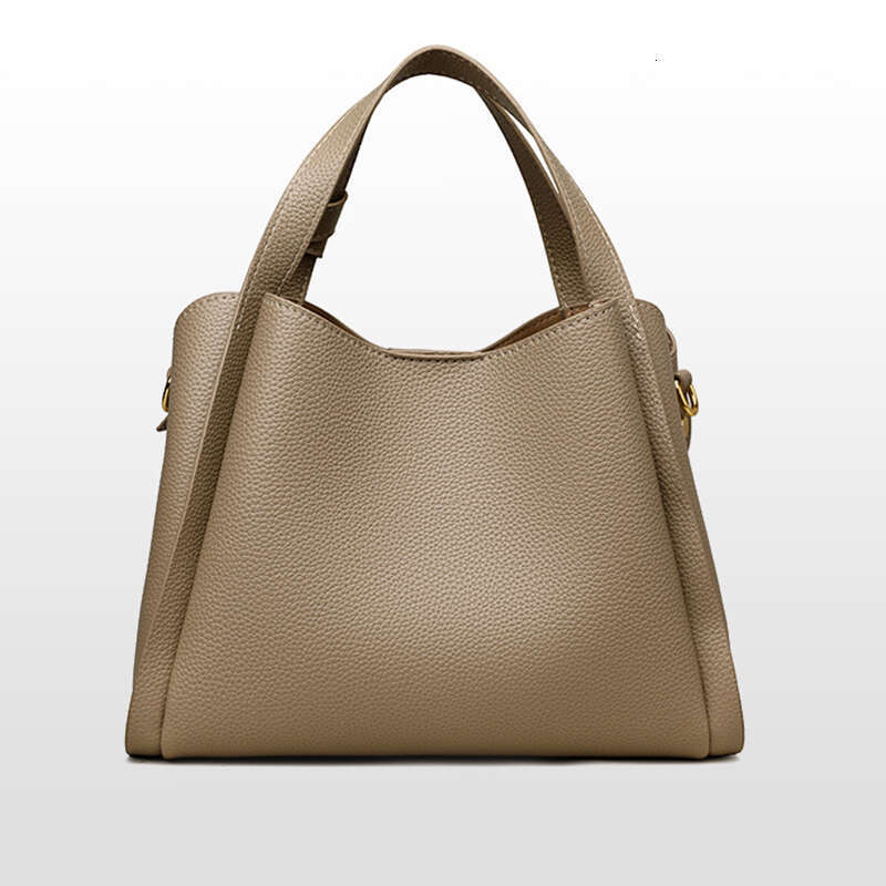 Women's Bags Handbag Versatile Bucket Shoulder Women Designer PU Leather Messenger Crossbody Bags Ladies Casual Solid Color Purse Handbag