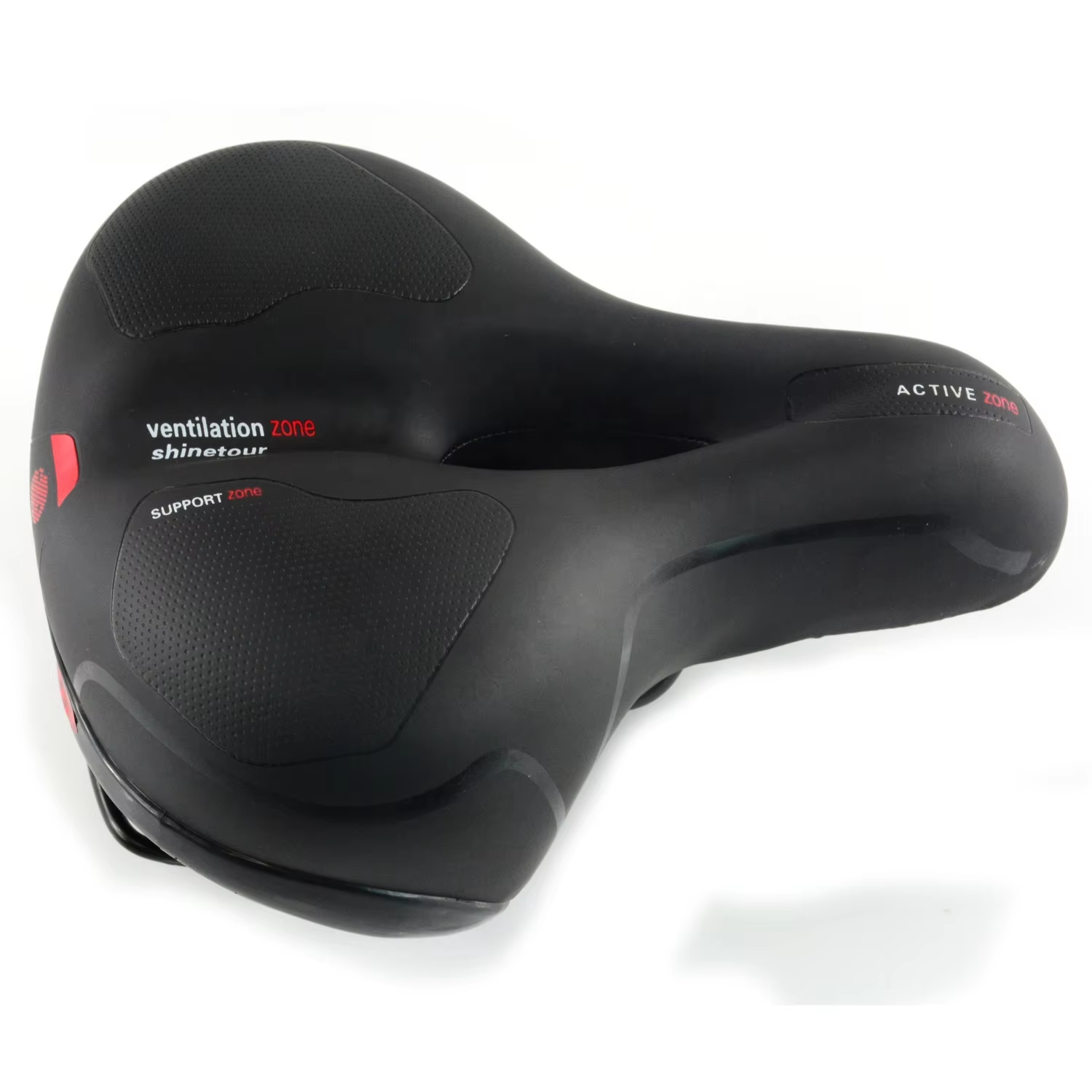 Comfort Mountain bike seat cushion for men PU leather bicycle saddle
