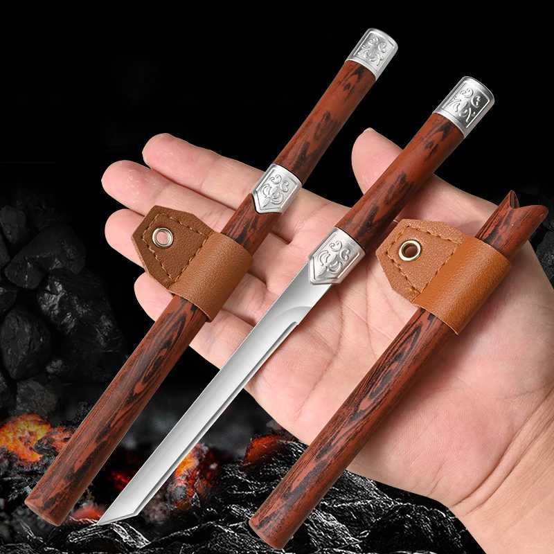 Fruit knife household sharp stainless steel small straight knife high-quality portable magic pen hand meat knife Y241227