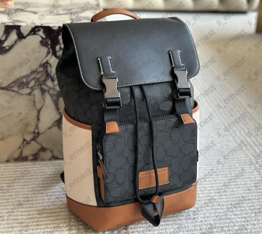 Backpack Style designer backpack men and women fashion backpack book bag classic Drawstring Contrast Pulses Duffle Luggage by Book Bags