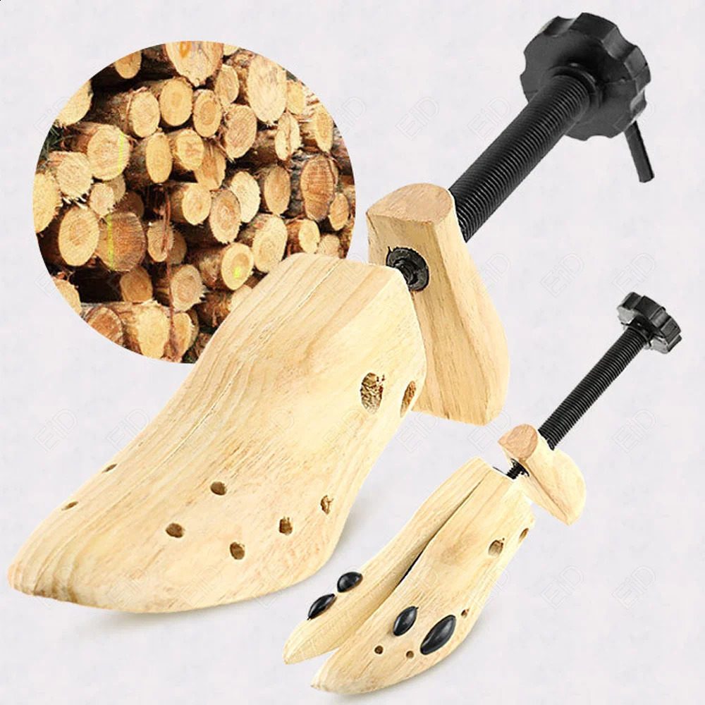 EiD Shoe Stretcher Wooden Shoes Tree Shaper Rack Pine Wood Shoe Tree Adjustable Flats Pumps Boots Expander Trees For Man Women241226