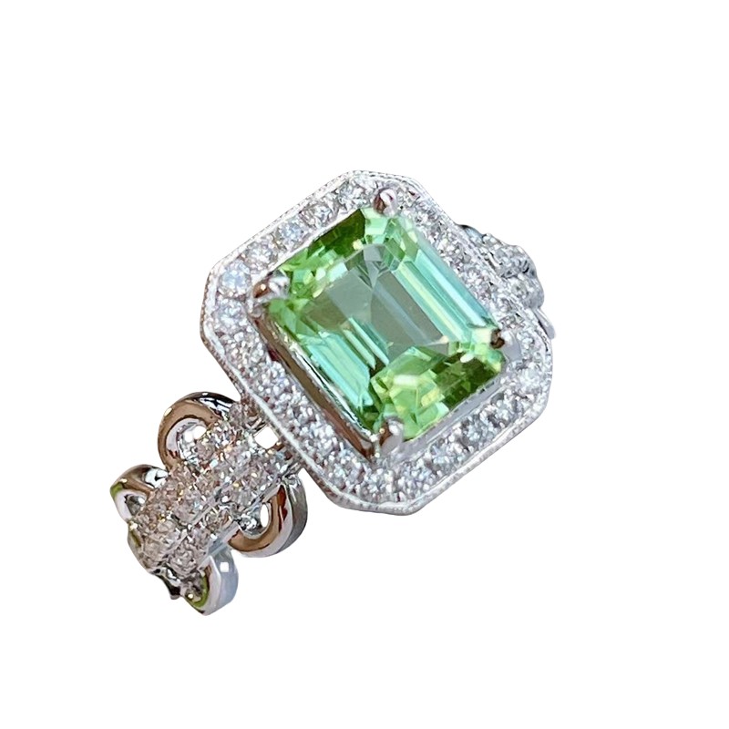 Choucong Vintage Jewelry 925 Sterling Silver Princess Cut Emerald 5A Cubic Zircon CZ Diamond Gemstones Party Women Engagement Band Ring For Lover Gift