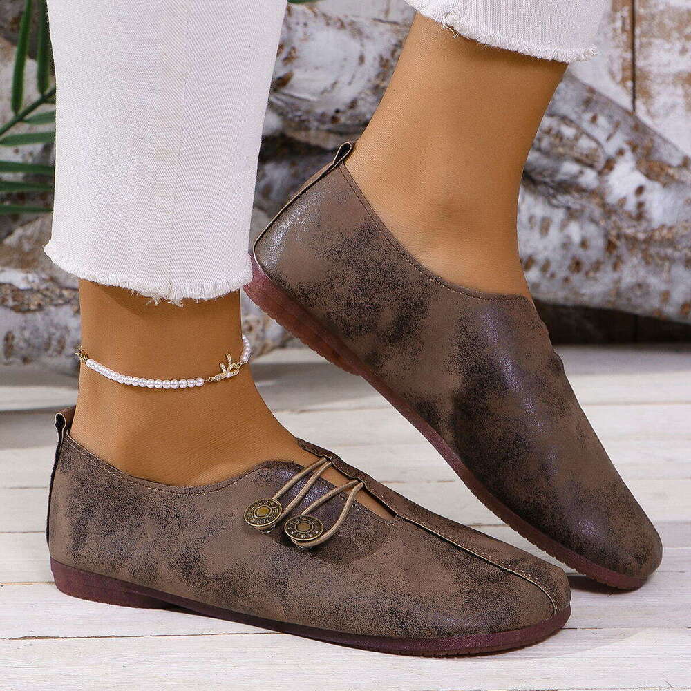 Flats 2025 New Spring Casual Flat Sports Sneakers Trend Brand Fashion Dress Loafers Shoes for Women atos De Mujer