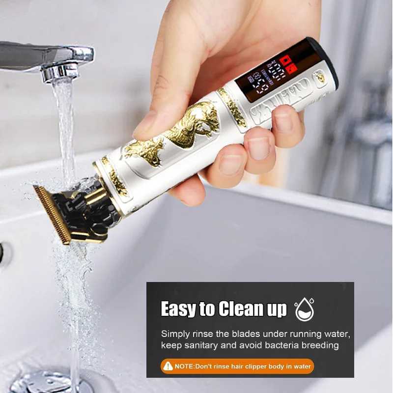 Professional Hair Clipper for Men Cutting Machine Shaving Haircut Beard trimmer Barber Cutter Mower Mens Electric Shaver W241227